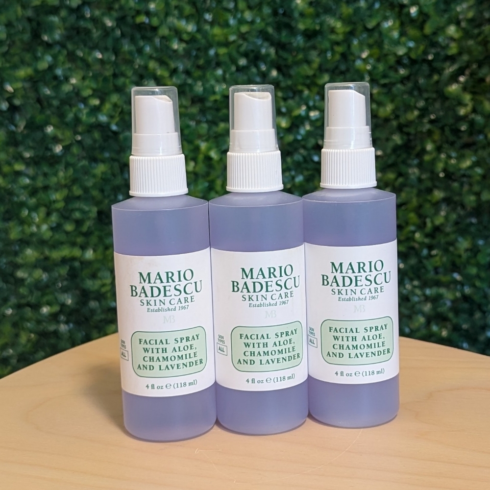 3X Mario Badescu Facial Spray Lavender, 4oz